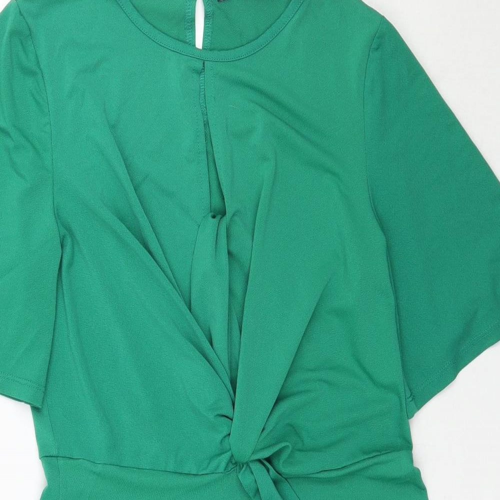 By Very Womens Green   Fit & Flare  Size 12
