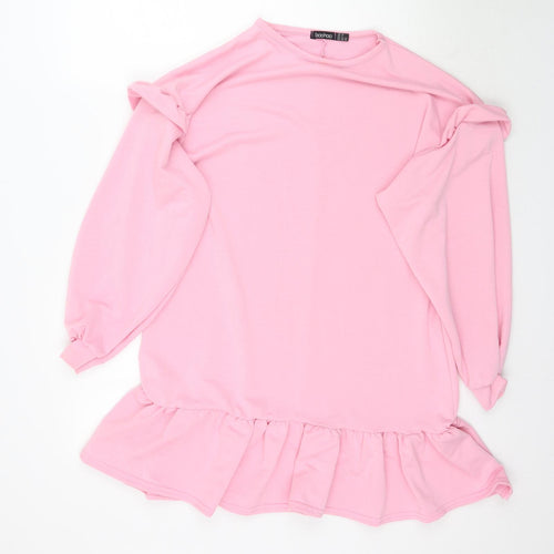Boohoo Womens Pink   A-Line  Size 10