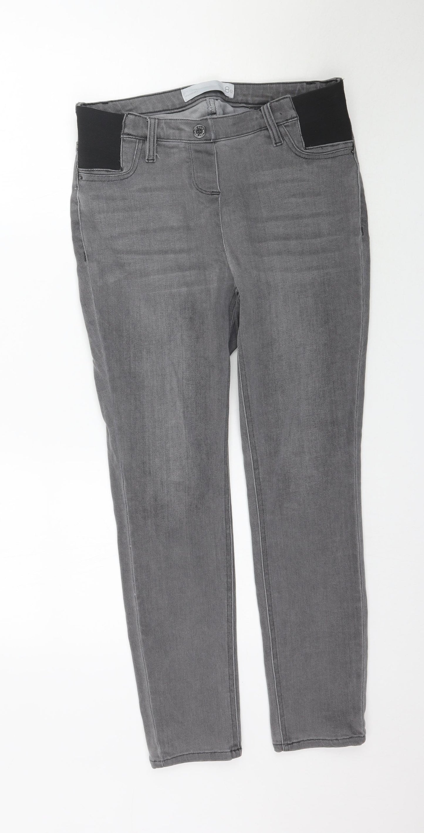 NEXT Womens Grey  Denim Skinny Jeans Size 8 L27 in