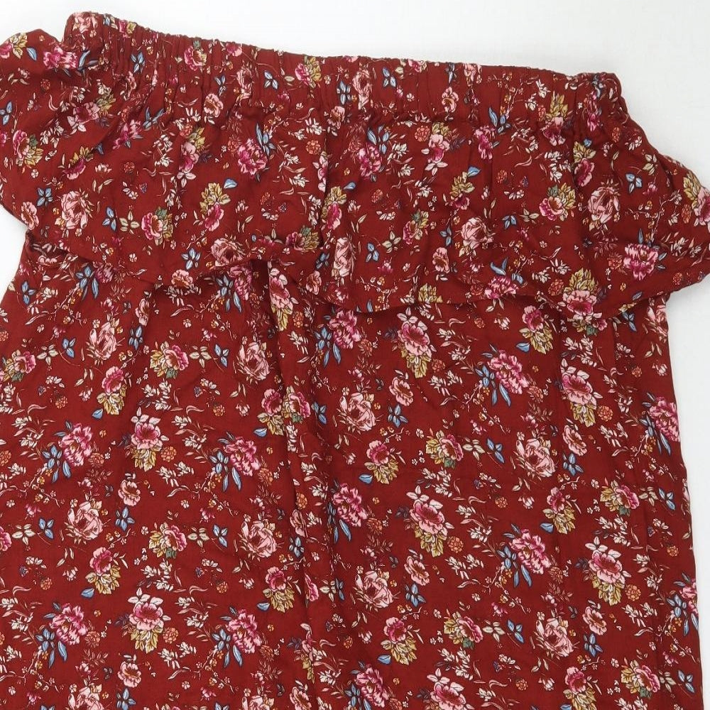 Primark Womens Multicoloured Floral  Mini  Size 12