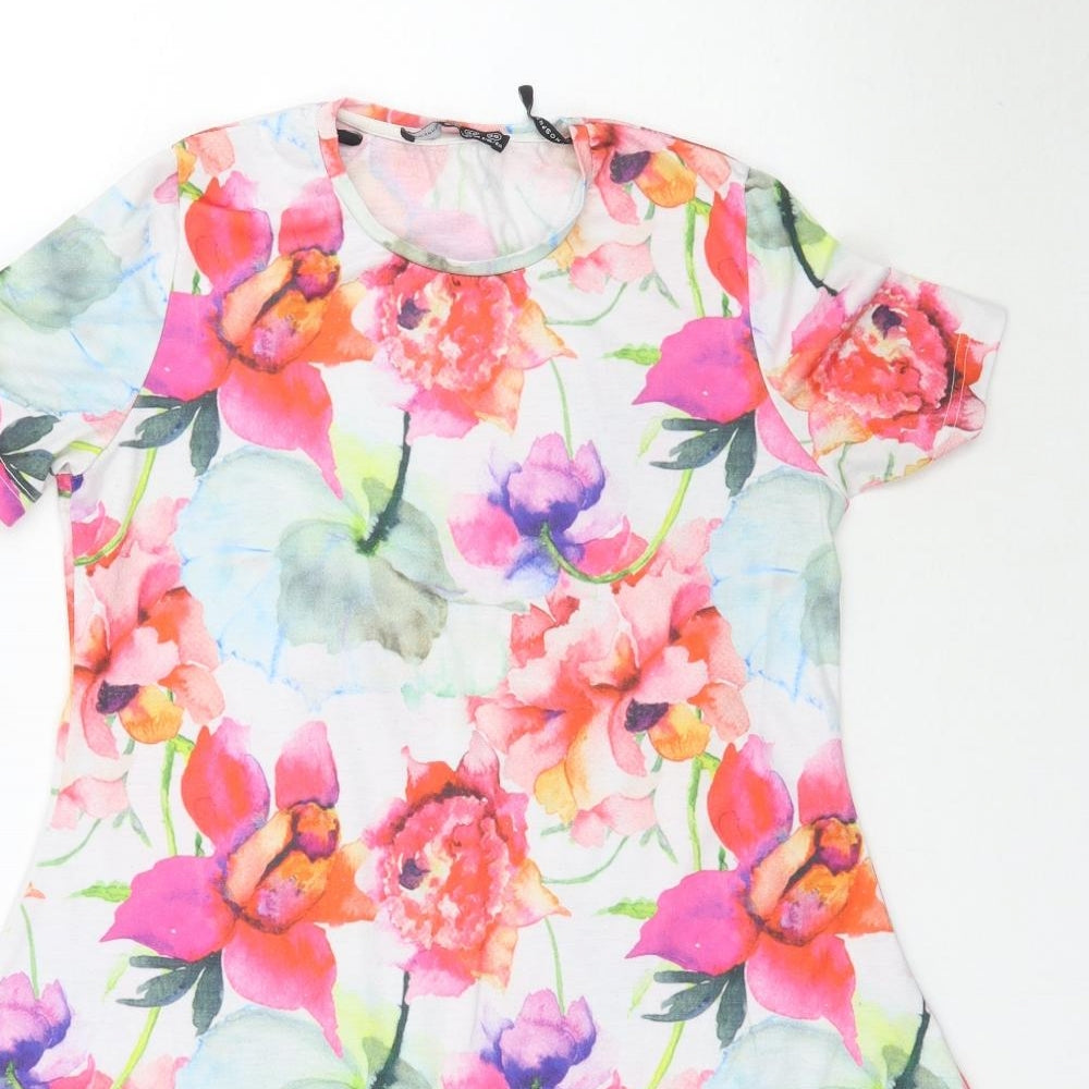 Atmosphere Womens Multicoloured Floral  Mini  Size 10