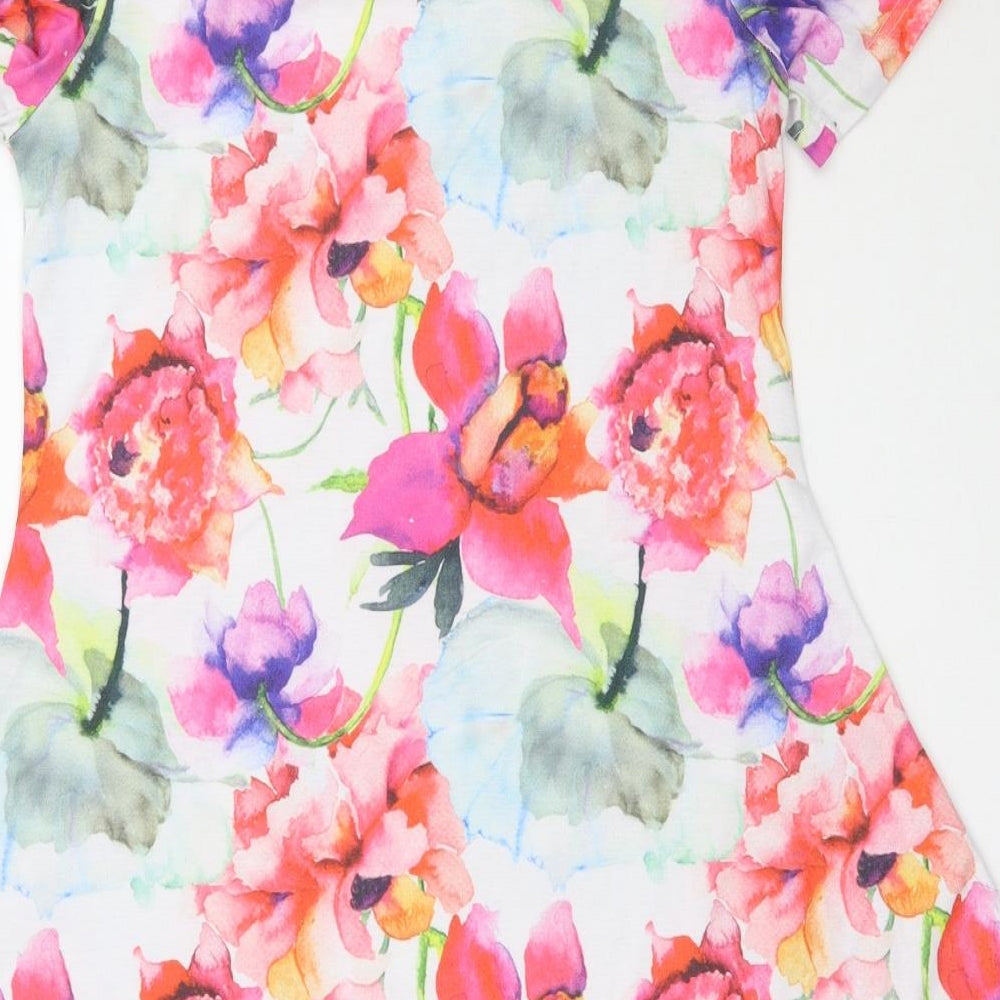 Atmosphere Womens Multicoloured Floral  Mini  Size 10