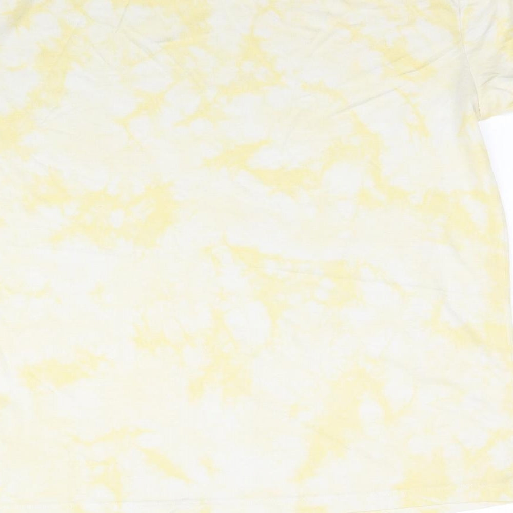 Marks and Spencer Womens Yellow   Basic T-Shirt Size 12