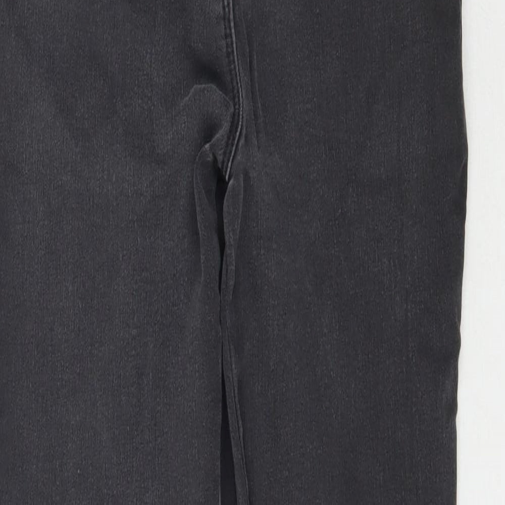 NEXT Womens Grey  Denim Skinny Jeans Size 12 L29 in - Washed black