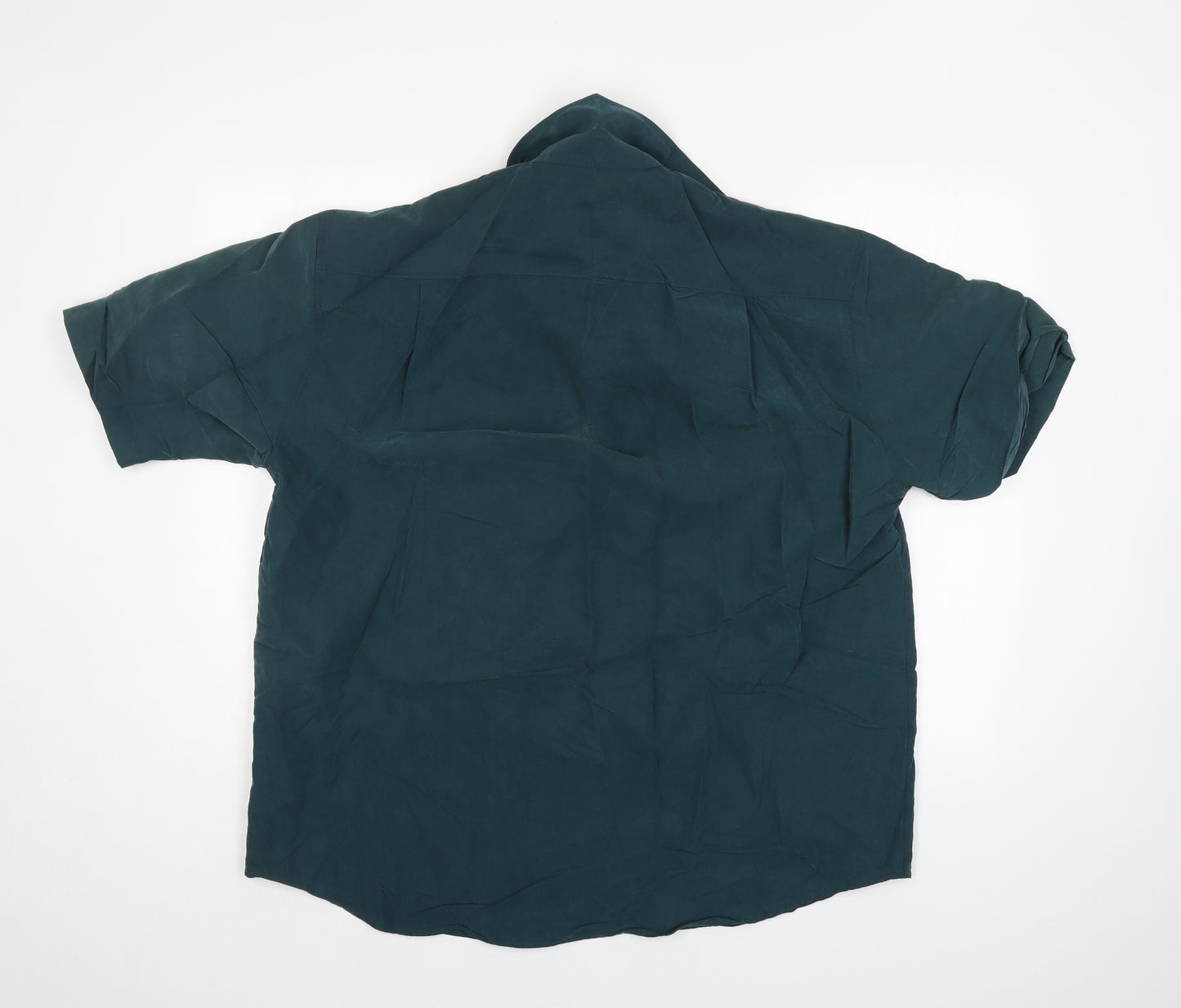 Jonathan Adams Mens Green    Button-Up Size L