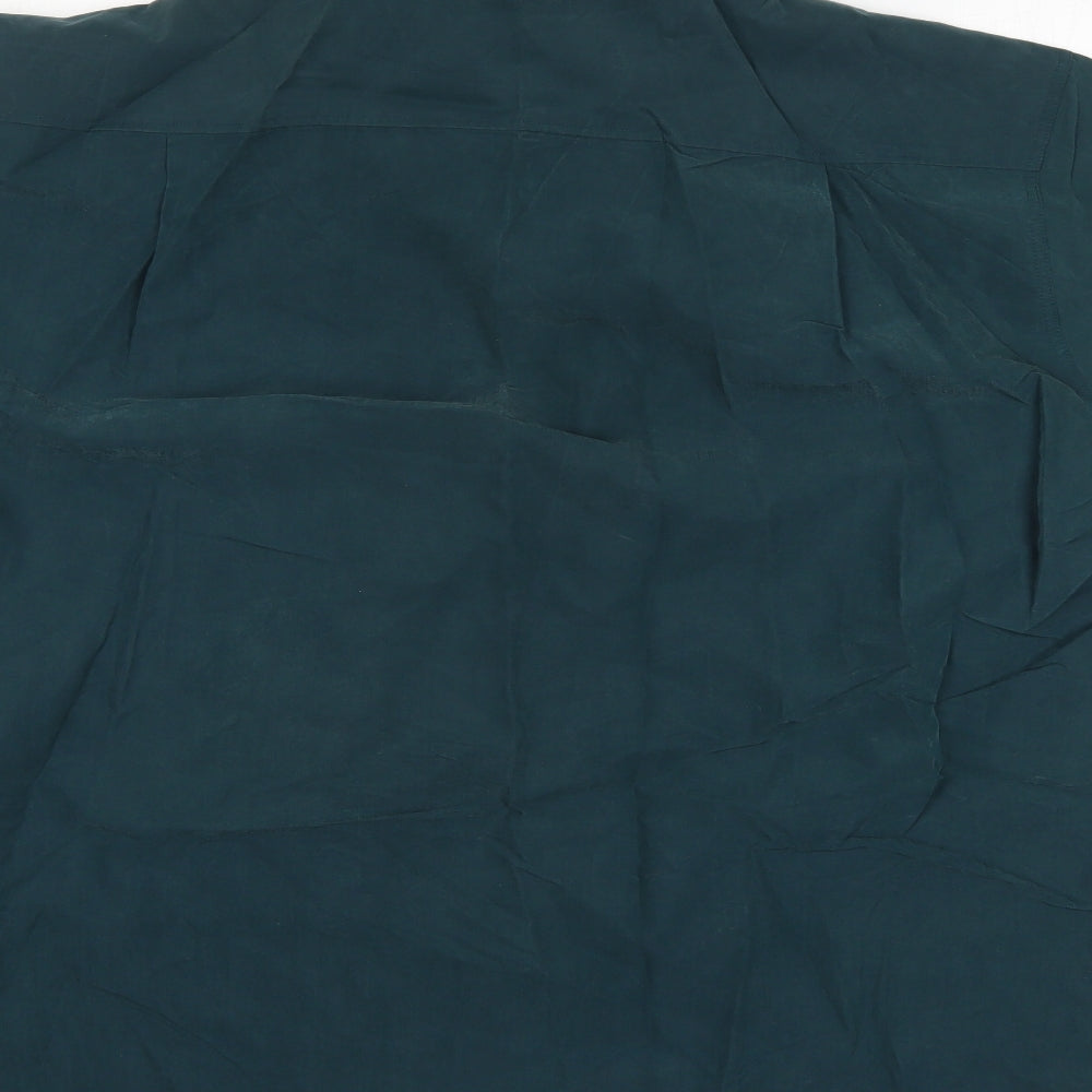 Jonathan Adams Mens Green    Button-Up Size L