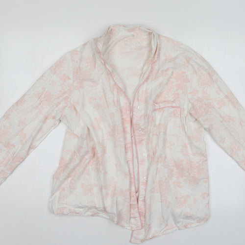 M&Co Womens Pink Floral  Top Nightshirt Size 12
