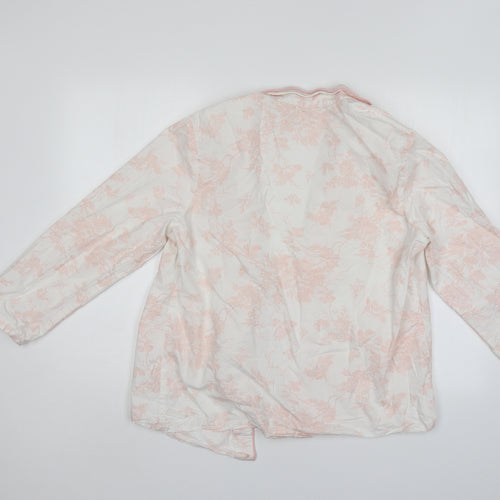 M&Co Womens Pink Floral  Top Nightshirt Size 12