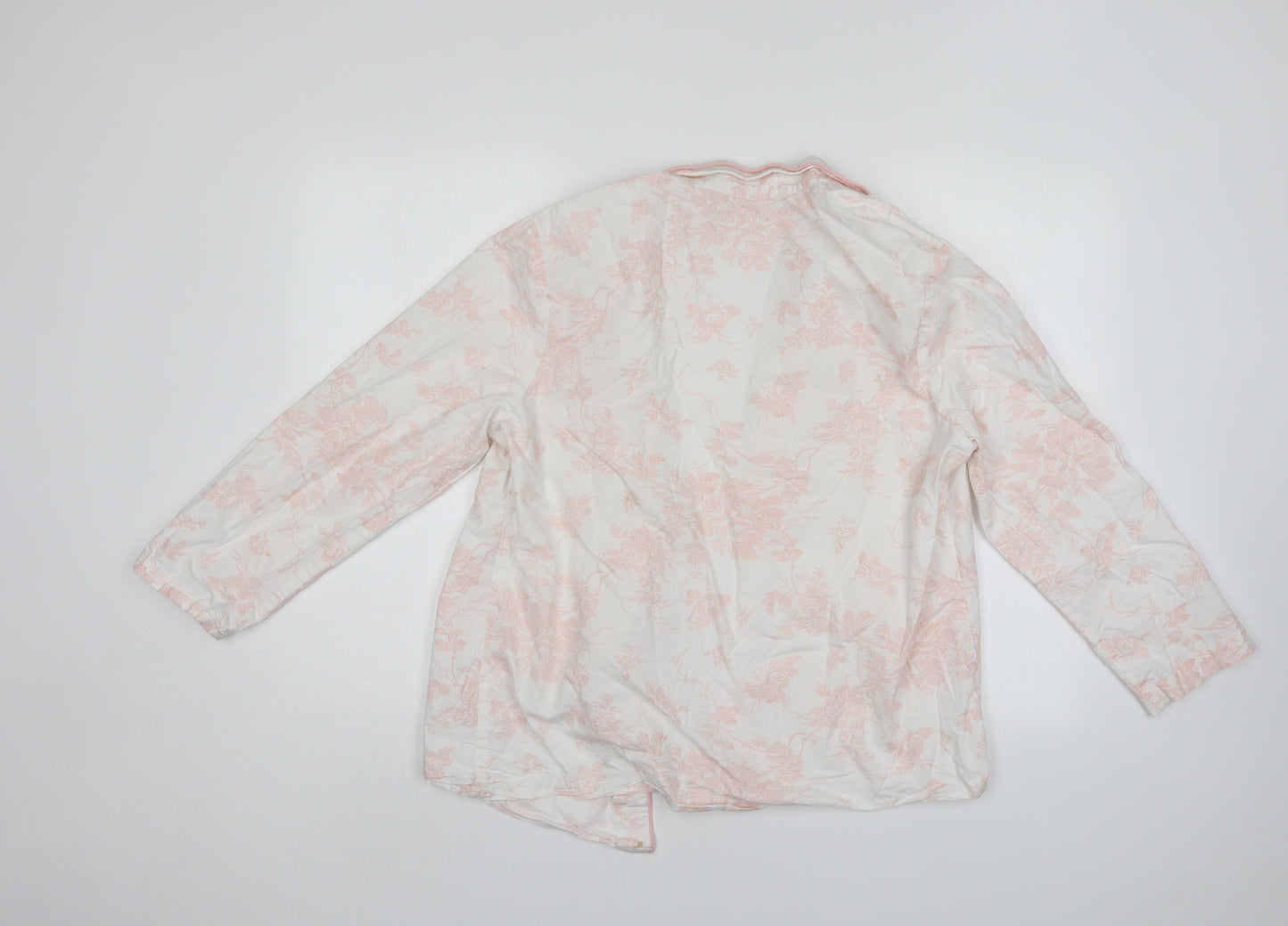 M&Co Womens Pink Floral  Top Nightshirt Size 12