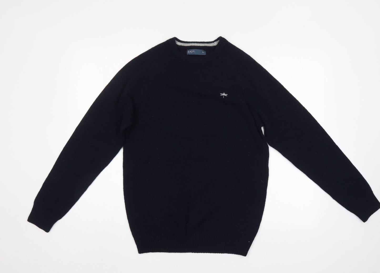 Easy Mens Blue   Pullover Jumper Size S