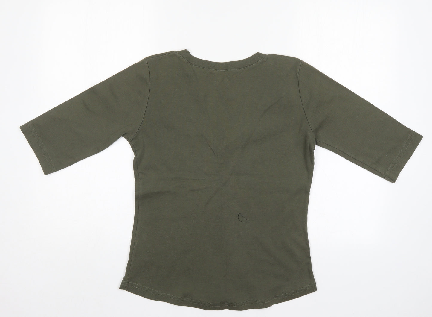 Papaya Womens Green   Jersey Blouse Size 14