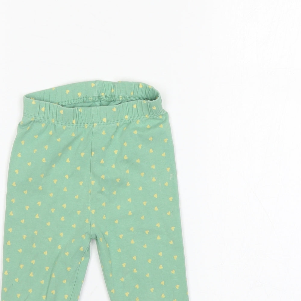 Peppa Pig Girls Green   Jegging Trousers Size 2-3 Years