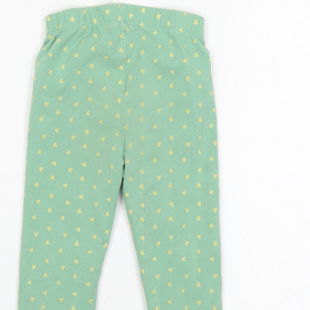 Peppa Pig Girls Green   Jegging Trousers Size 2-3 Years