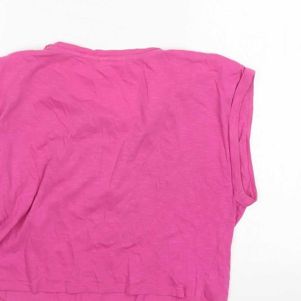 Kylie Girls Pink   Wrap T-Shirt Size 13 Years