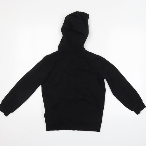 Hype Girls Black   Full Zip Hoodie Size 9-10 Years