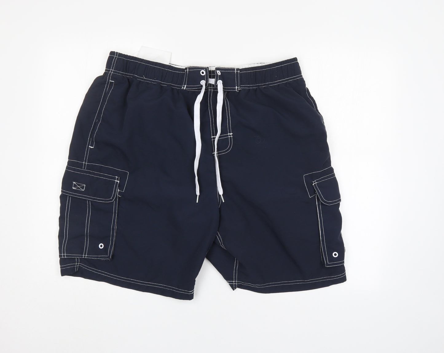 Cargo Bay Mens Blue   Cargo Shorts Size XL