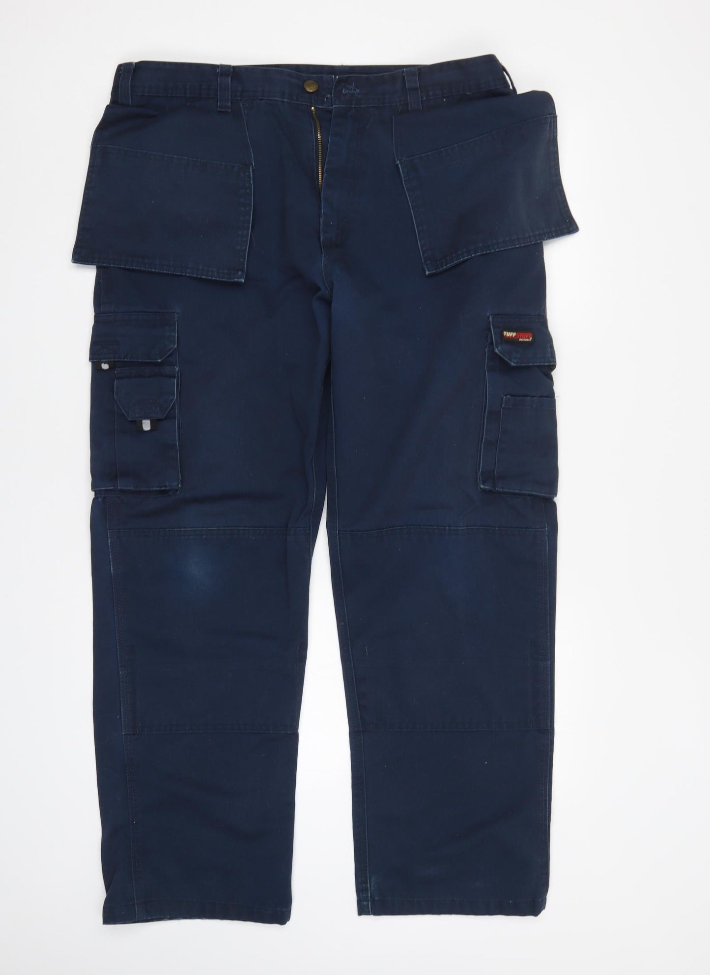Tuff Stuff Mens Blue   Cargo Trousers Size 36 L30 in