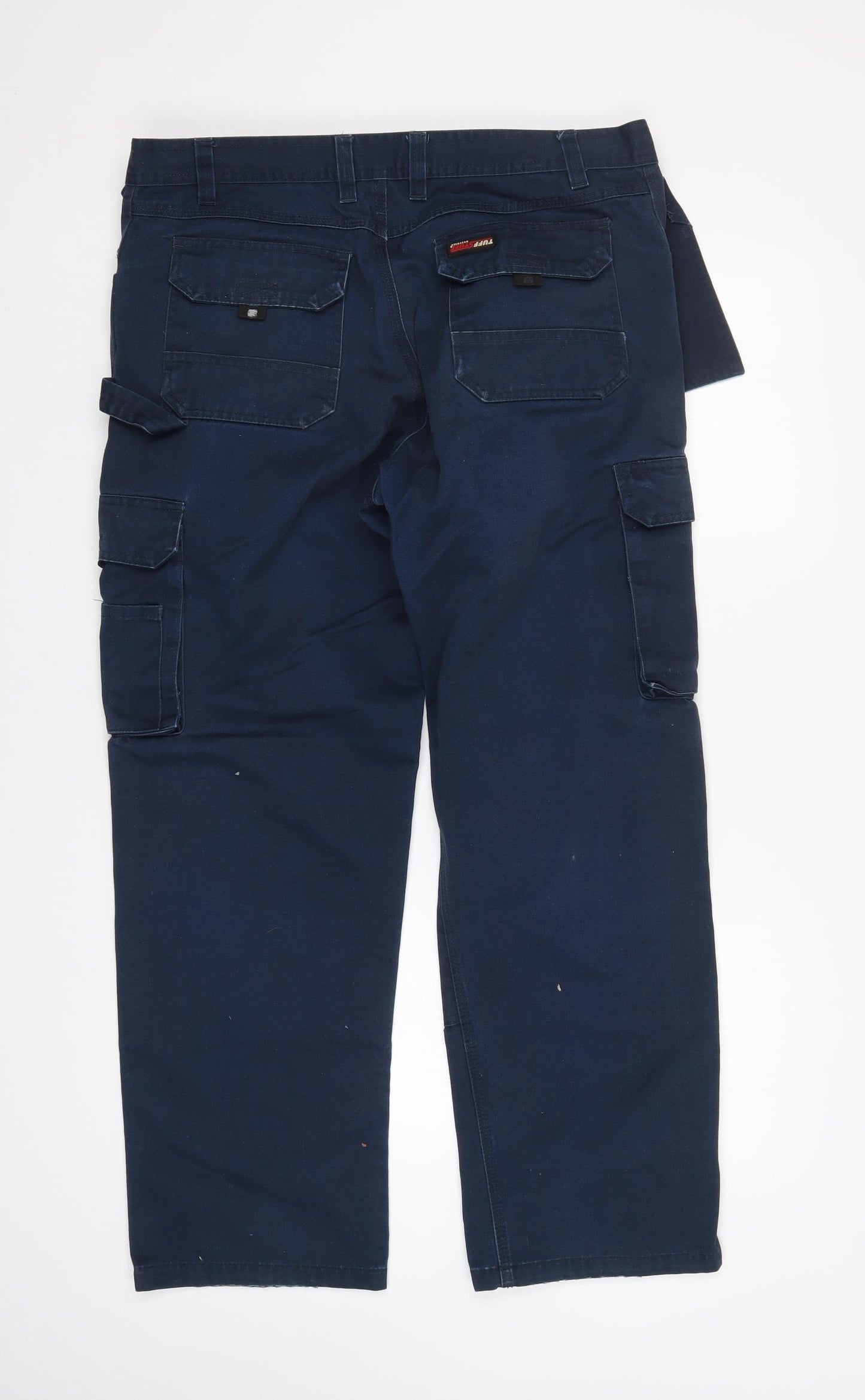 Tuff Stuff Mens Blue   Cargo Trousers Size 36 L30 in