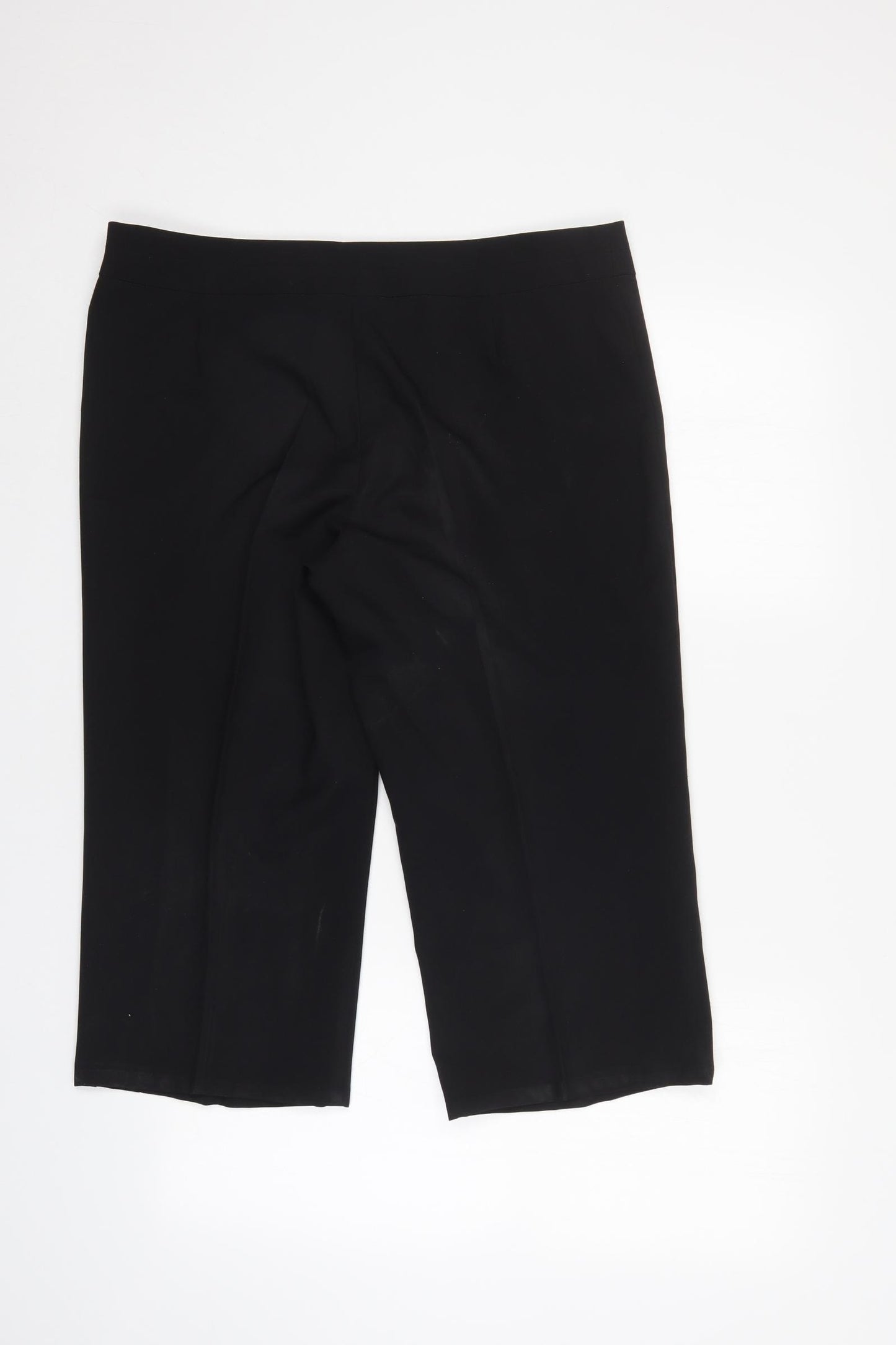 George Womens Black   Cropped Trousers Size 14 L20 in