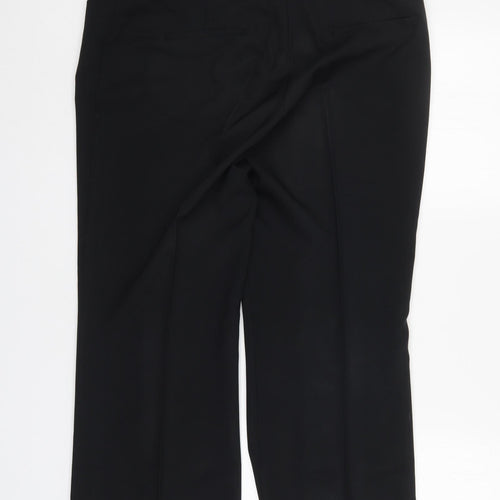 Dunnes Womens Black   Trousers  Size 14 L28 in