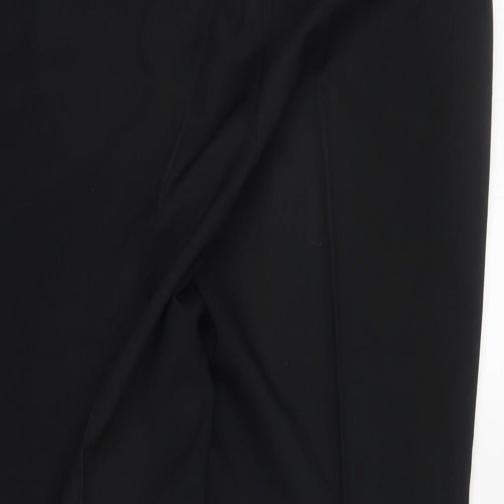 Dunnes Womens Black   Trousers  Size 14 L28 in
