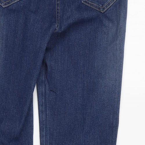 M&S Womens Blue   Straight Jeans Size 14 L29 in