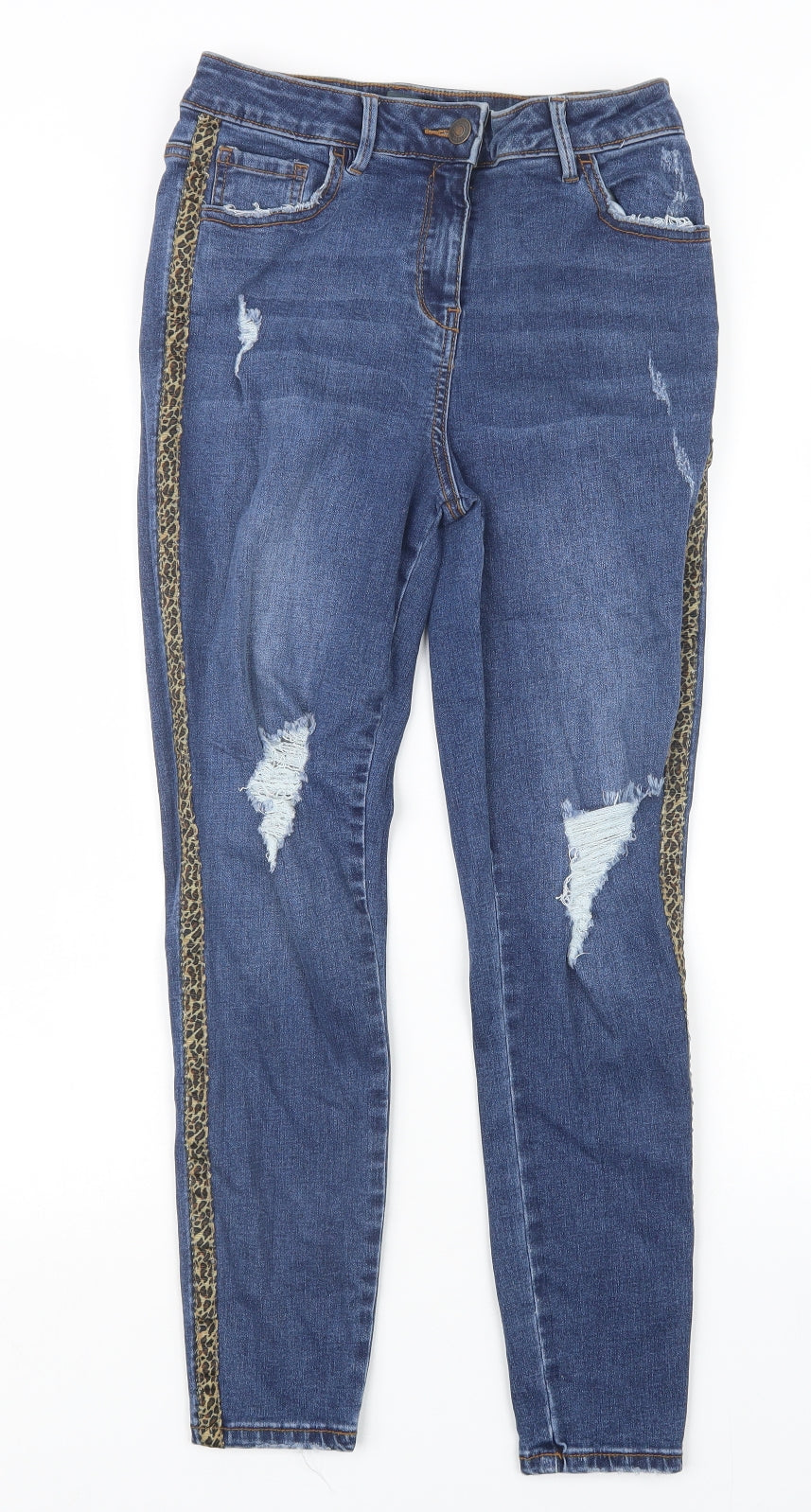 Papaya Womens Blue  Denim Straight Jeans Size 12 L25 in