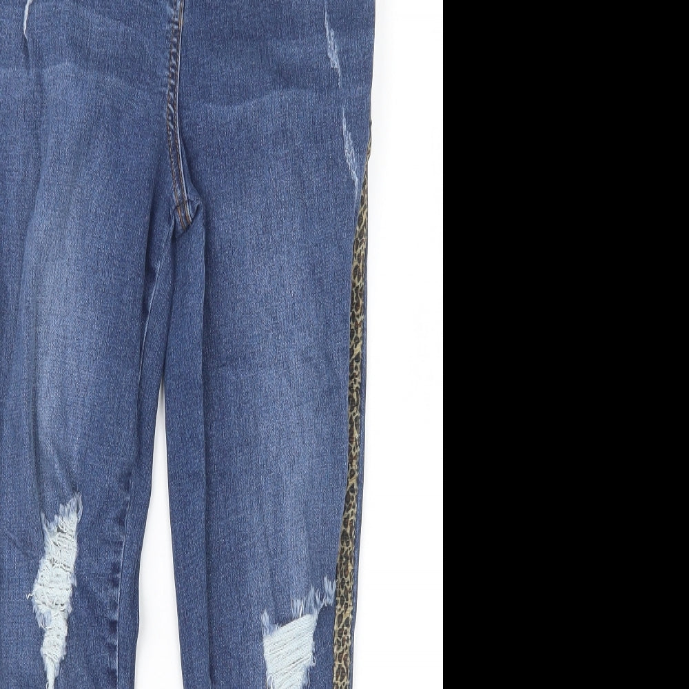 Papaya Womens Blue  Denim Straight Jeans Size 12 L25 in