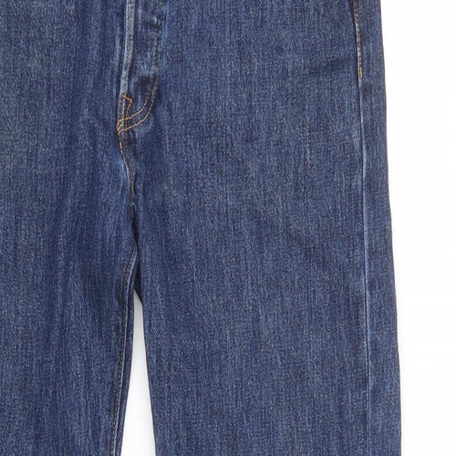 Levi's Mens Blue  Denim Straight Jeans Size 34 in L29 in