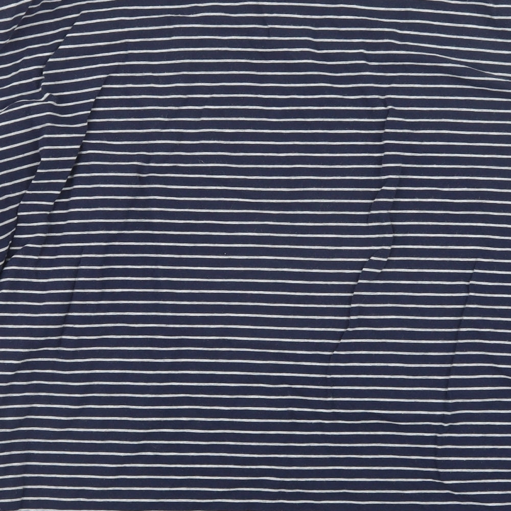 Gap Mens Blue Striped   T-Shirt Size XL