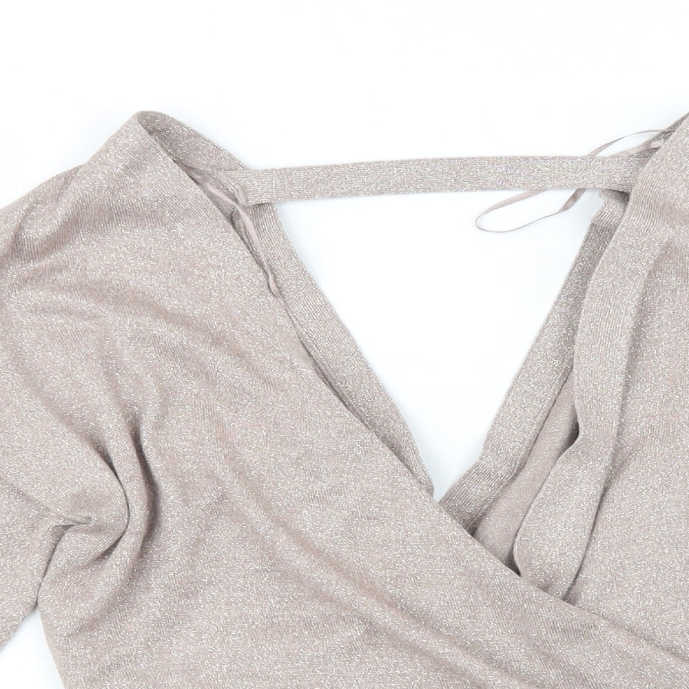 F&F Womens Beige   Pullover Jumper Size 8