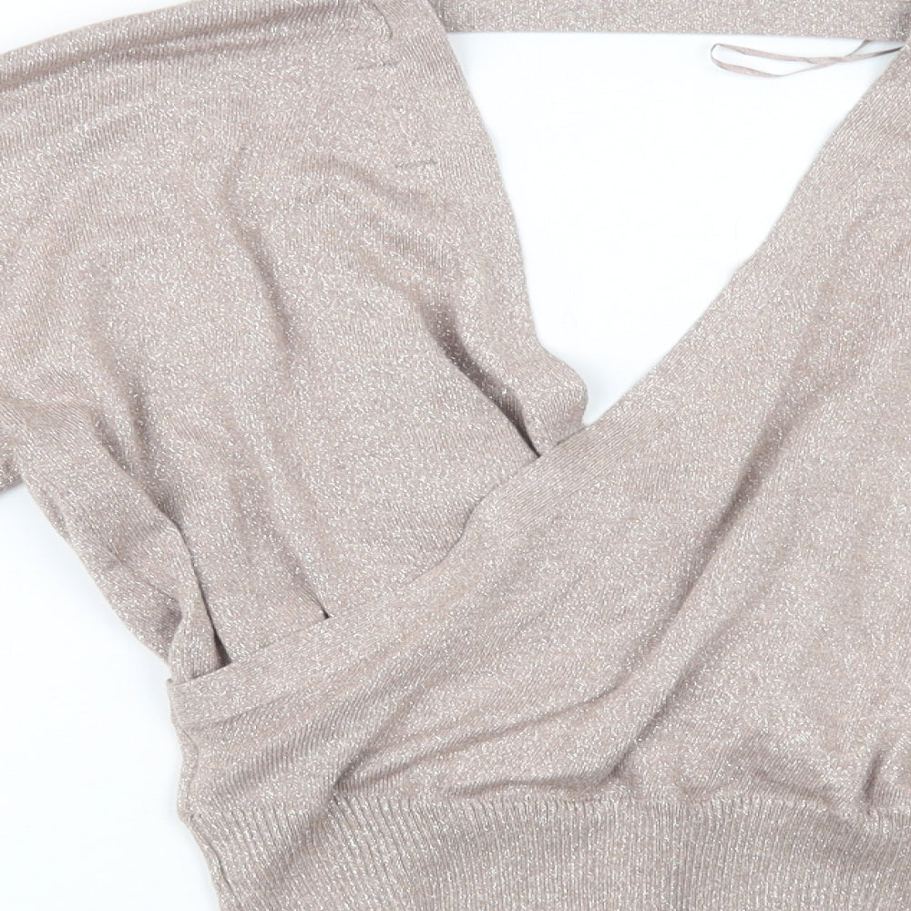 F&F Womens Beige   Pullover Jumper Size 8