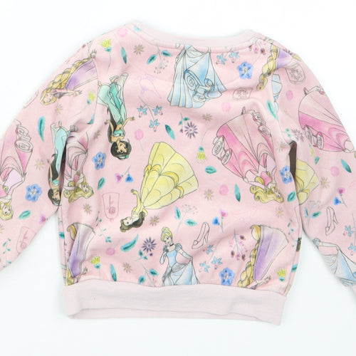 George Girls Pink Geometric  Babydoll Pyjama Top Size 18-24 Months  - Disney Princess