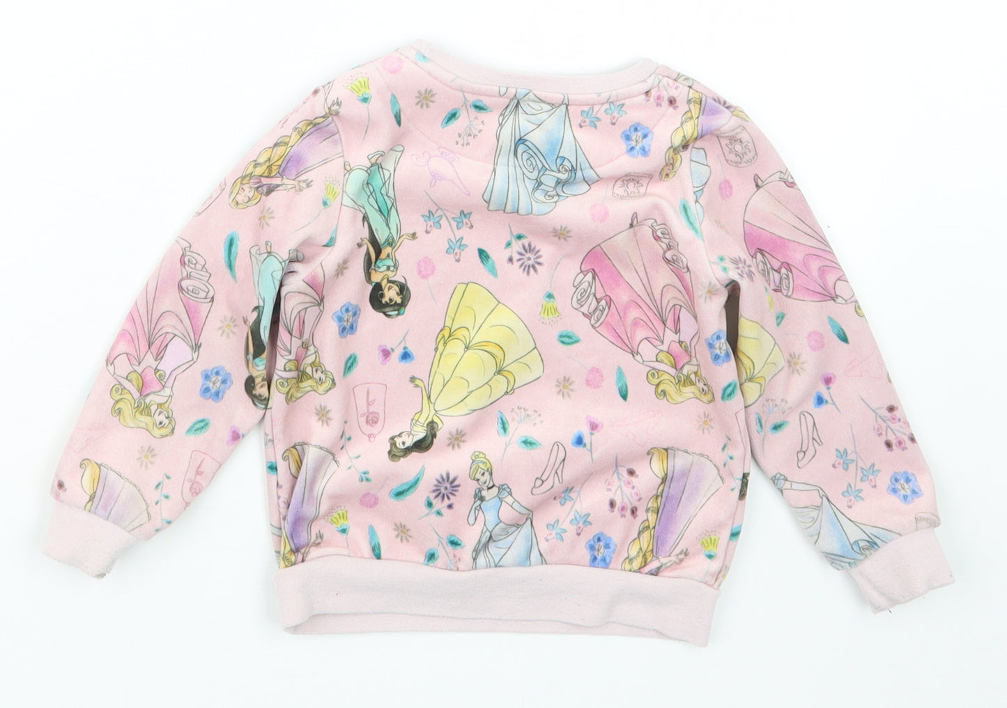 George Girls Pink Geometric  Babydoll Pyjama Top Size 18-24 Months  - Disney Princess