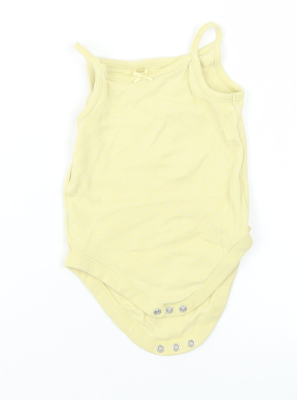 George Girls Yellow Geometric  Babygrow One-Piece Size 12-18 Months