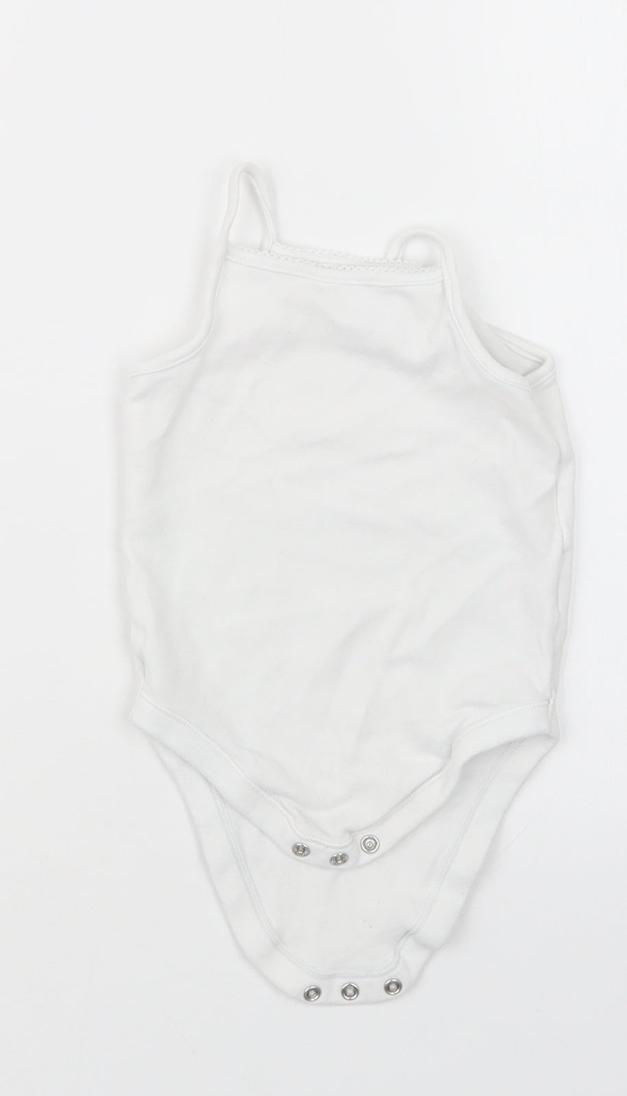 George Baby White   Babygrow One-Piece Size 12-18 Months