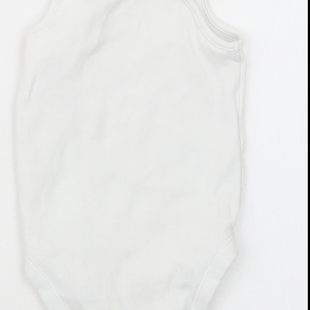 George Baby White   Babygrow One-Piece Size 12-18 Months