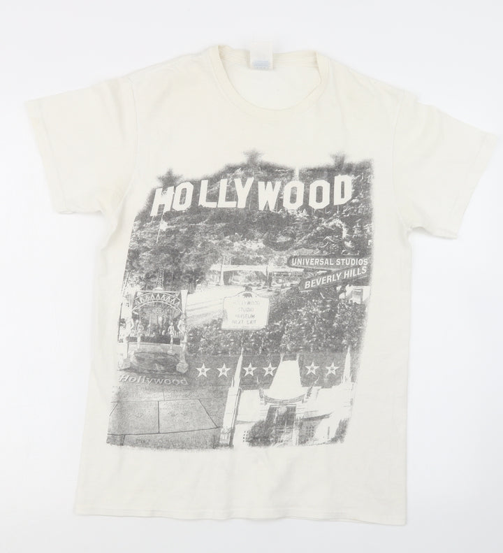 Delta Mens White T-Shirt Size S