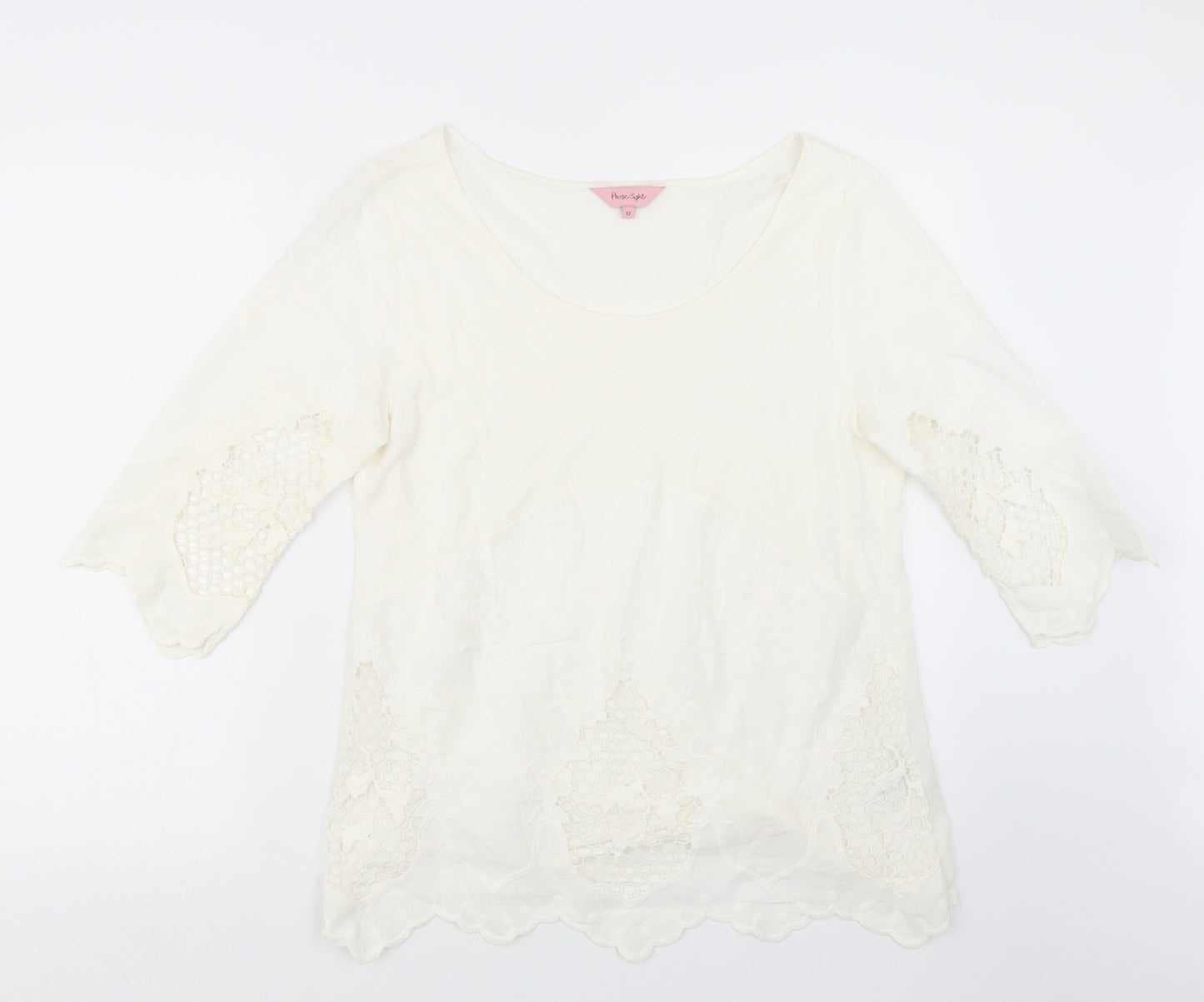 Phase Eight Womens Ivory   Basic Blouse Size 12
