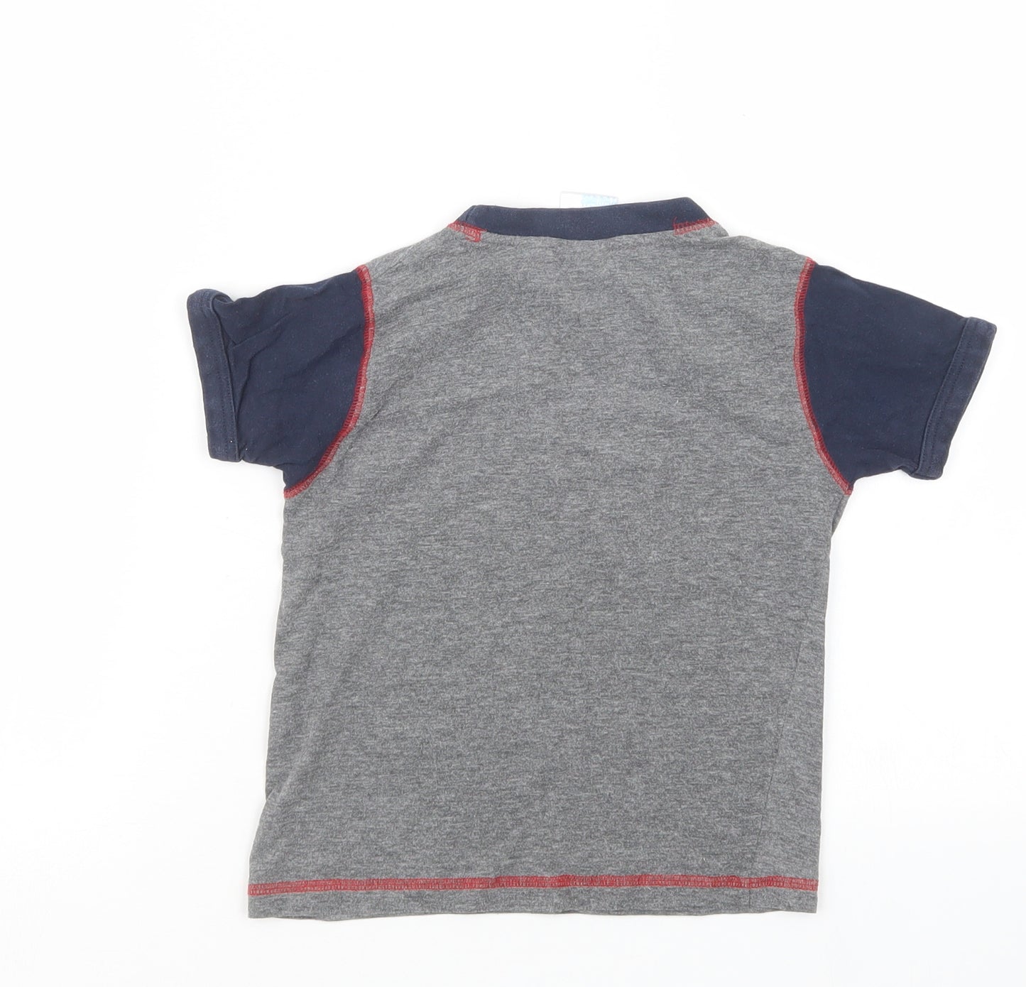 Thomas & Friends Boys Grey Geometric  Basic T-Shirt Size 4-5 Years  - Thomas the Tank