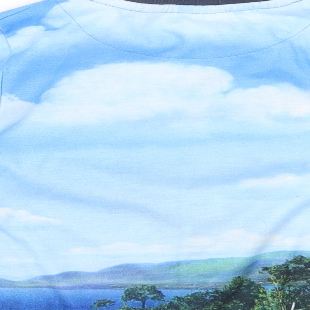 Thomas & Friends Boys Blue Geometric   Pyjama Top Size 3-4 Years  - Thomas the Tank