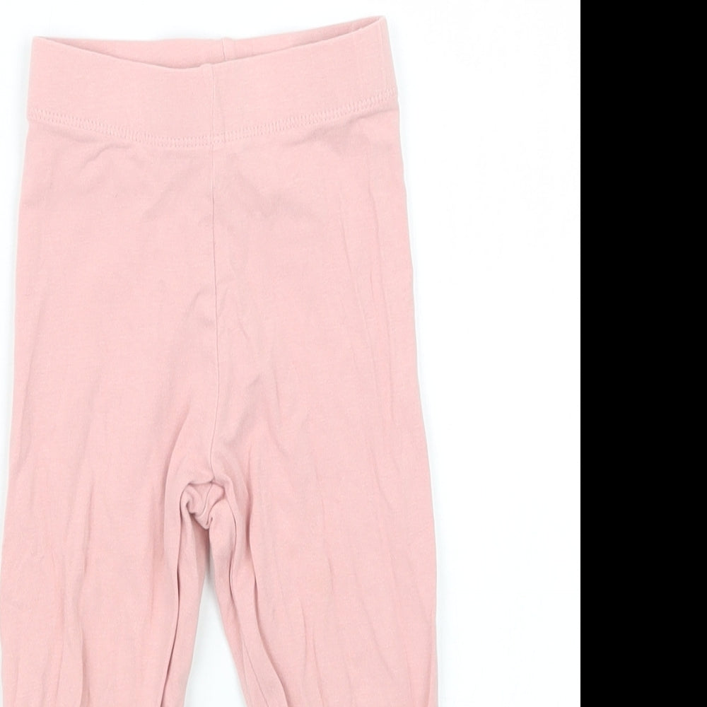 Nutmeg Girls Pink   Capri Trousers Size 18-24 Months
