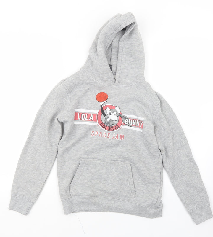Sols Girls Grey Pullover Hoodie Size 12 Years