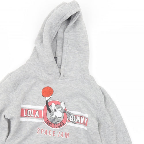 Sols Girls Grey   Pullover Hoodie Size 12 Years