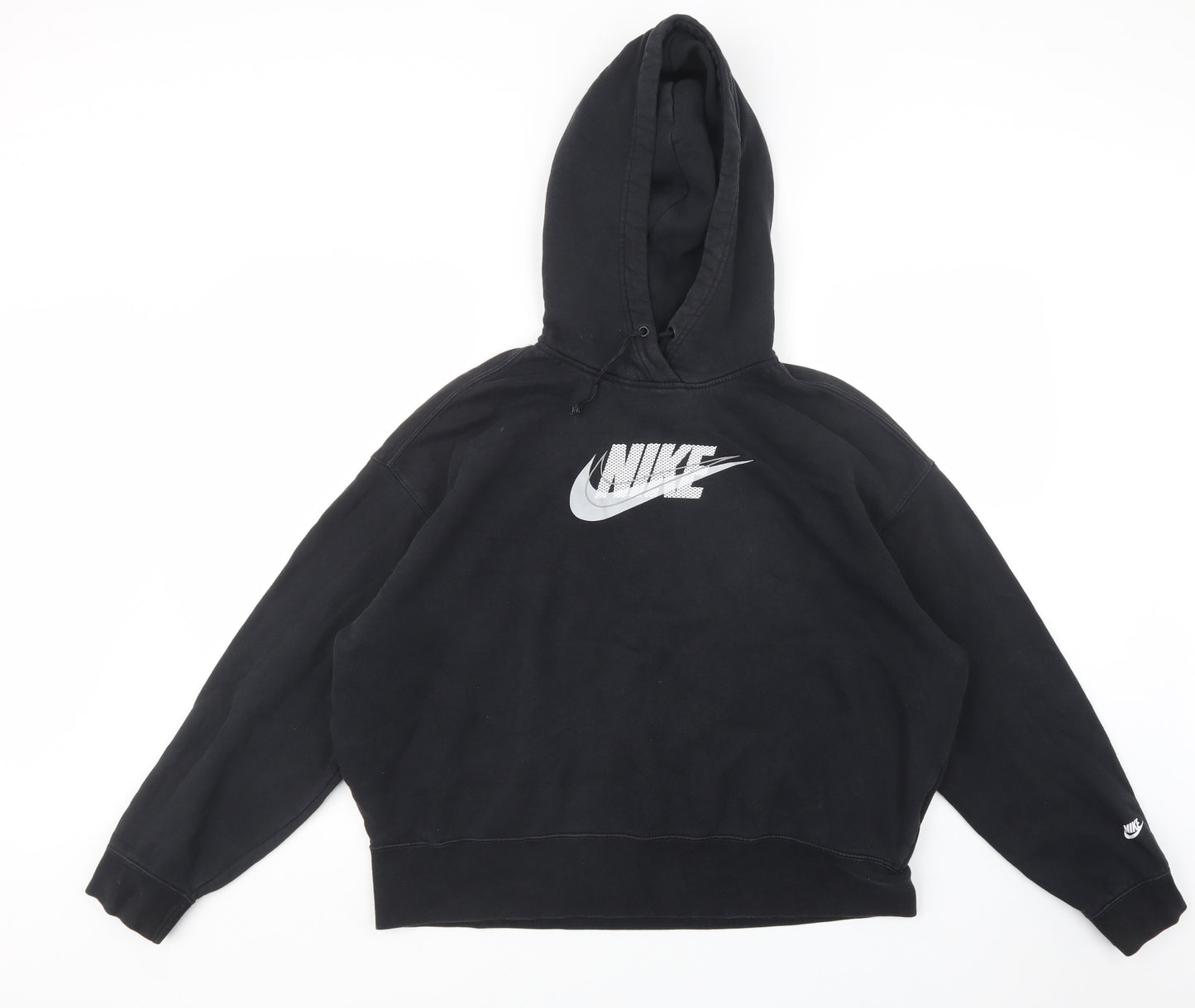 Nike Mens Black   Pullover Hoodie Size L