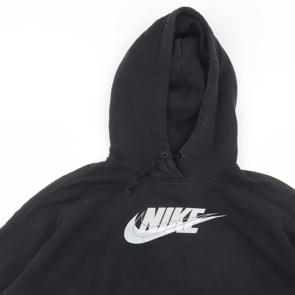 Nike Mens Black   Pullover Hoodie Size L