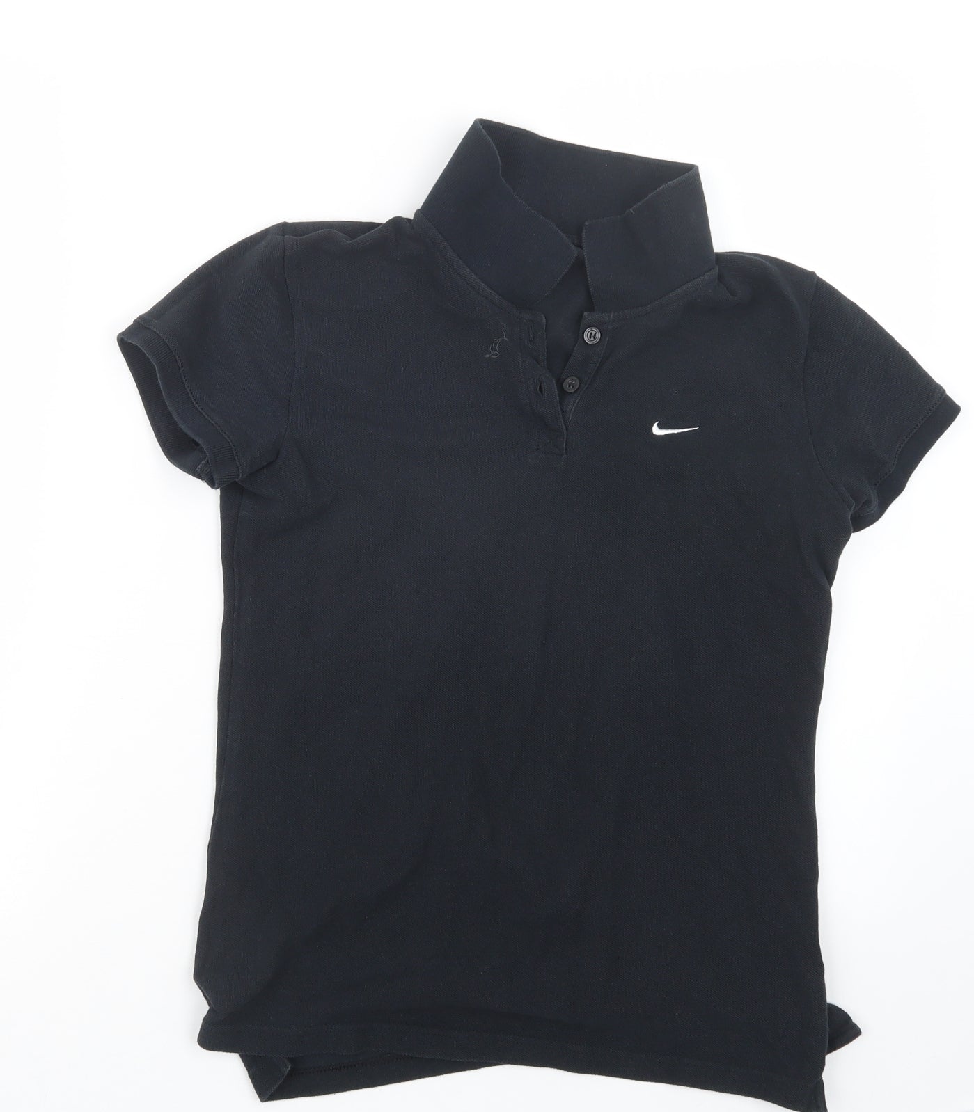 Nike Womens Black   Basic Polo Size M
