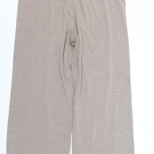 Laura Ashley Womens Beige Geometric  Capri Lounge Pants Size 14