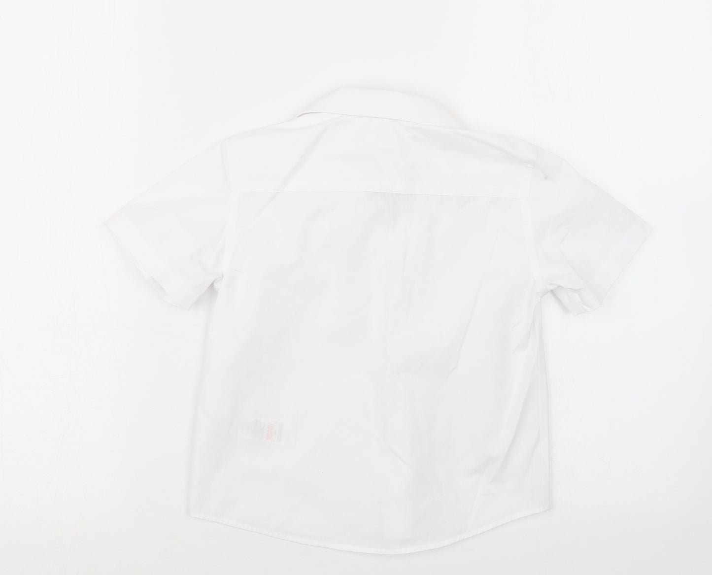 Lily & Dan Boys White   Basic Button-Up Size 4-5 Years