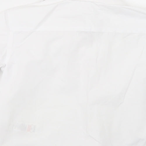 Lily & Dan Boys White   Basic Button-Up Size 4-5 Years